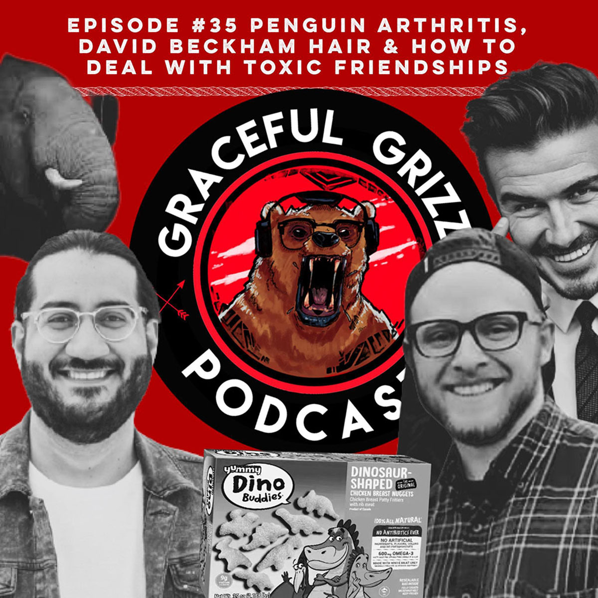 Ep #35 – Penguin Arthritis, David Beckham Hair & How to Deal with Toxic Friendships